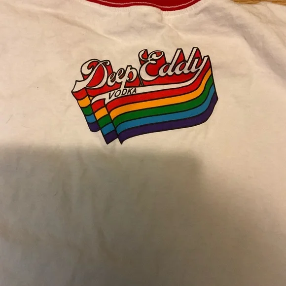 NWOT Red Ringer Pride T Shirt - Picture 4 of 4